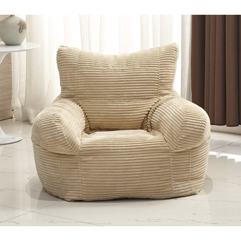 Zipcode Design Small Velvet Bean Bag Chair & Lounger & Reviews Wayfair.ca